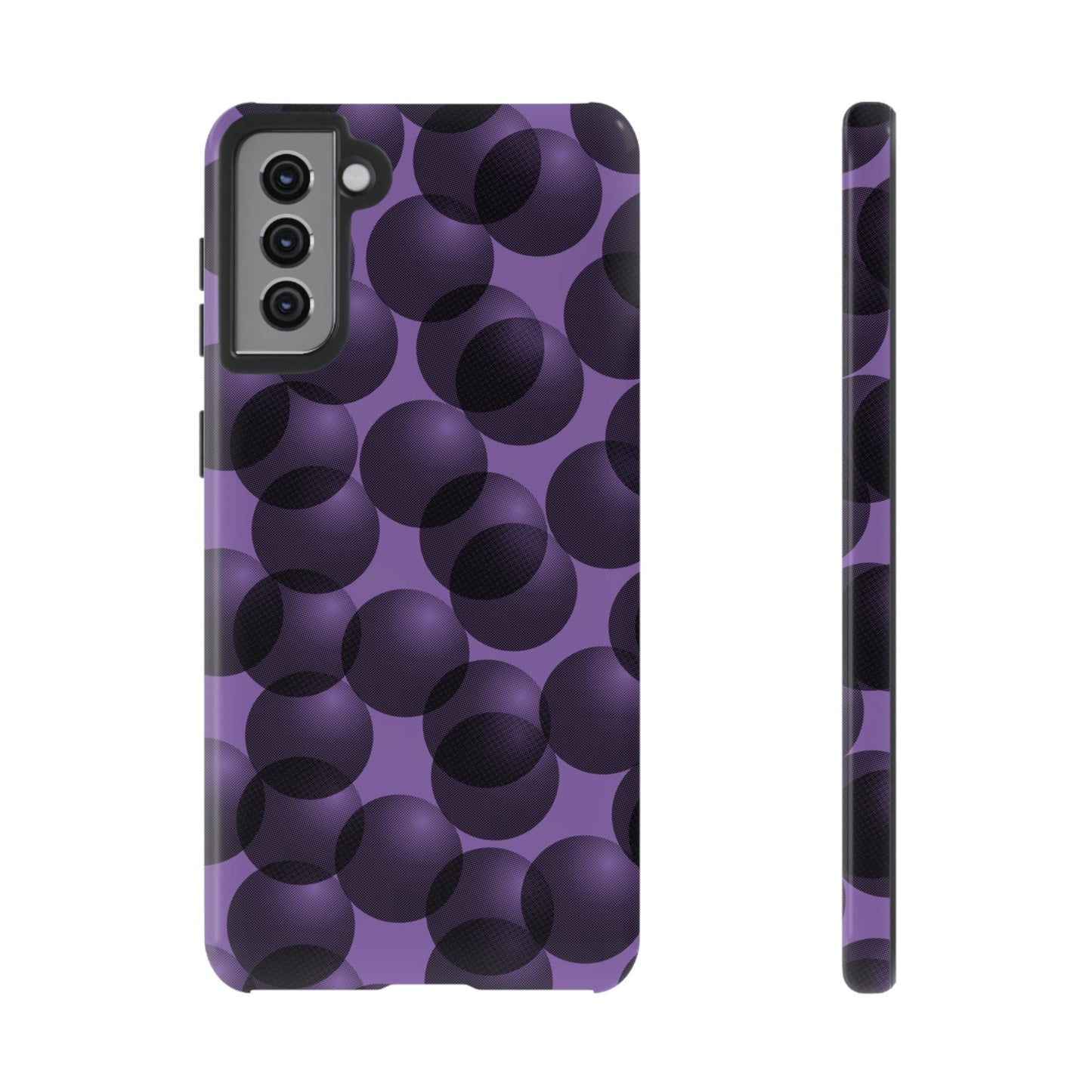 Phone Case-VIOLET SPHERES | Tough-Samsung Galaxy S21 Plus-Glossy-PhoneCaseBoss-Phone-Best-Phone-Cases