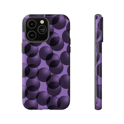 Phone Case-VIOLET SPHERES | Tough-iPhone 14 Pro Max-Glossy-PhoneCaseBoss-Phone-Best-Phone-Cases