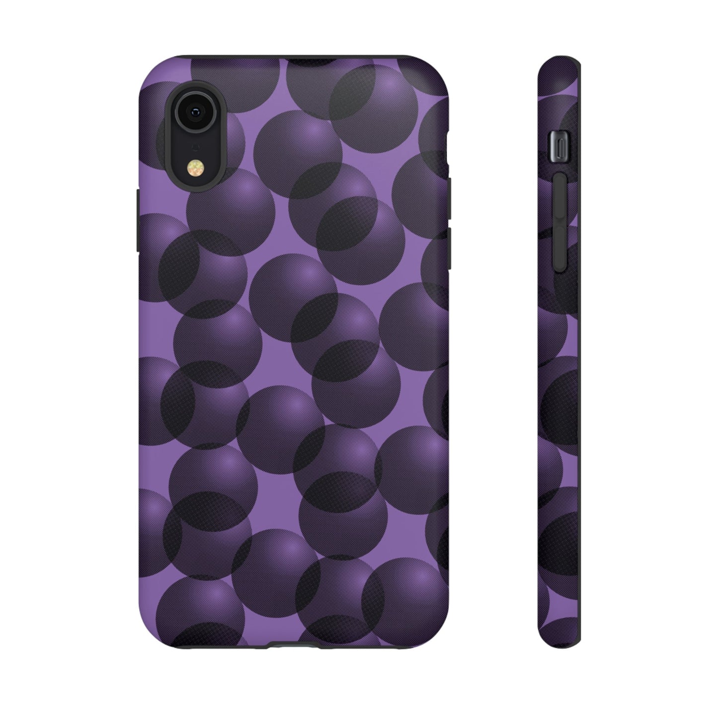 Phone Case-VIOLET SPHERES | Tough-iPhone XR-Matte-PhoneCaseBoss-Phone-Best-Phone-Cases