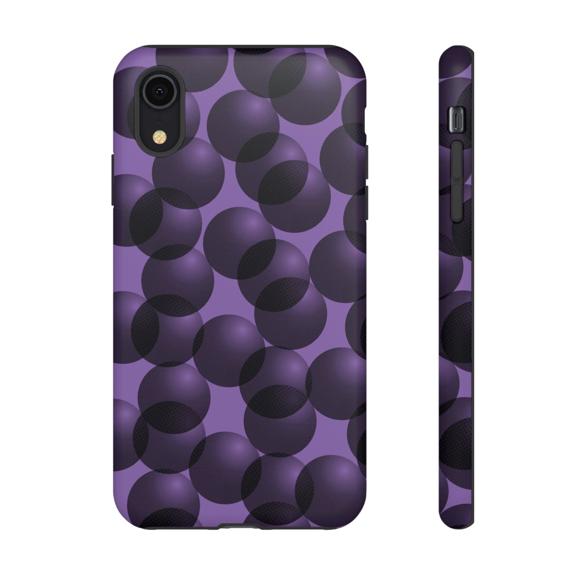 Phone Case-VIOLET SPHERES | Tough-iPhone XR-Matte-PhoneCaseBoss-Phone-Best-Phone-Cases