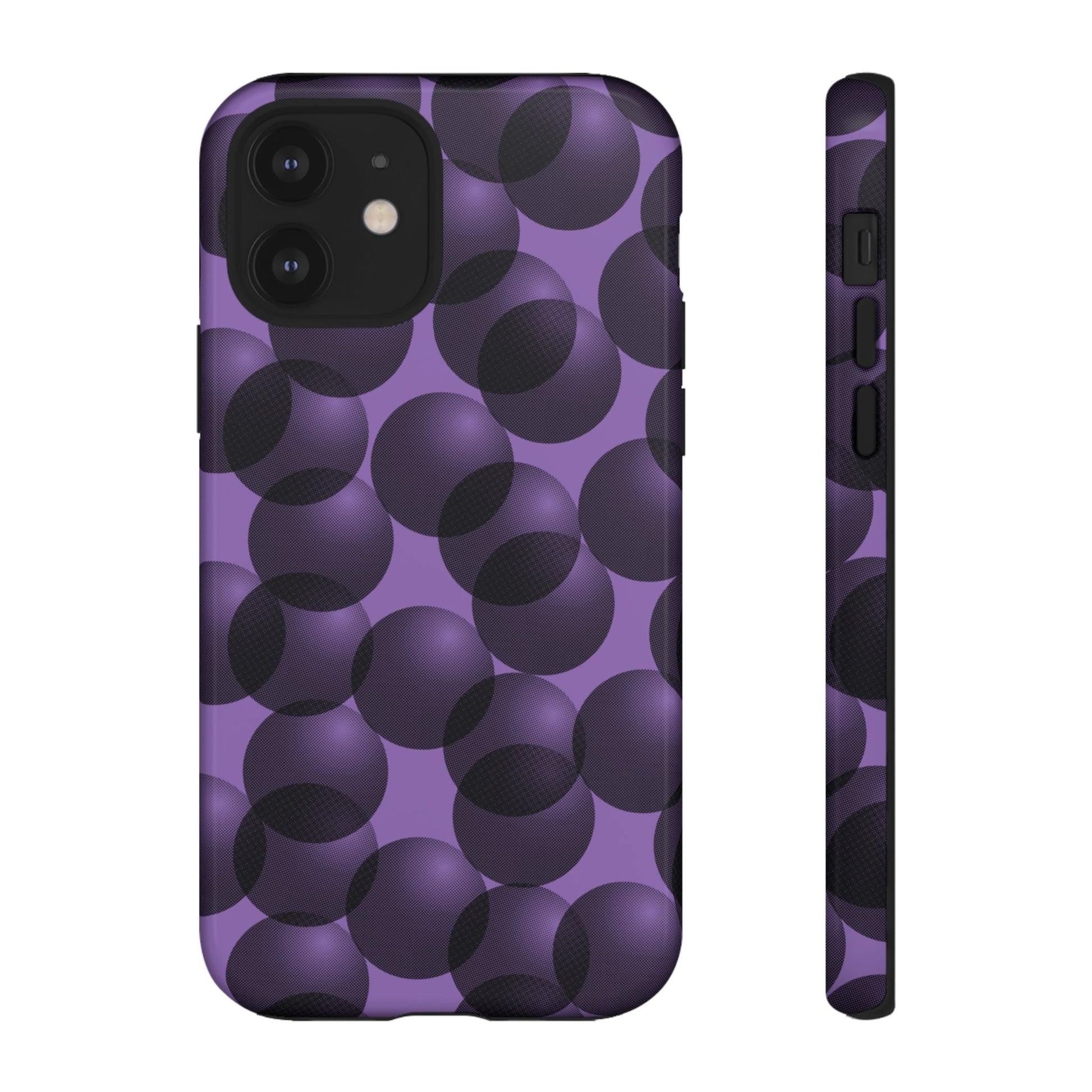 Phone Case-VIOLET SPHERES | Tough-iPhone 12-Glossy-PhoneCaseBoss-Phone-Best-Phone-Cases