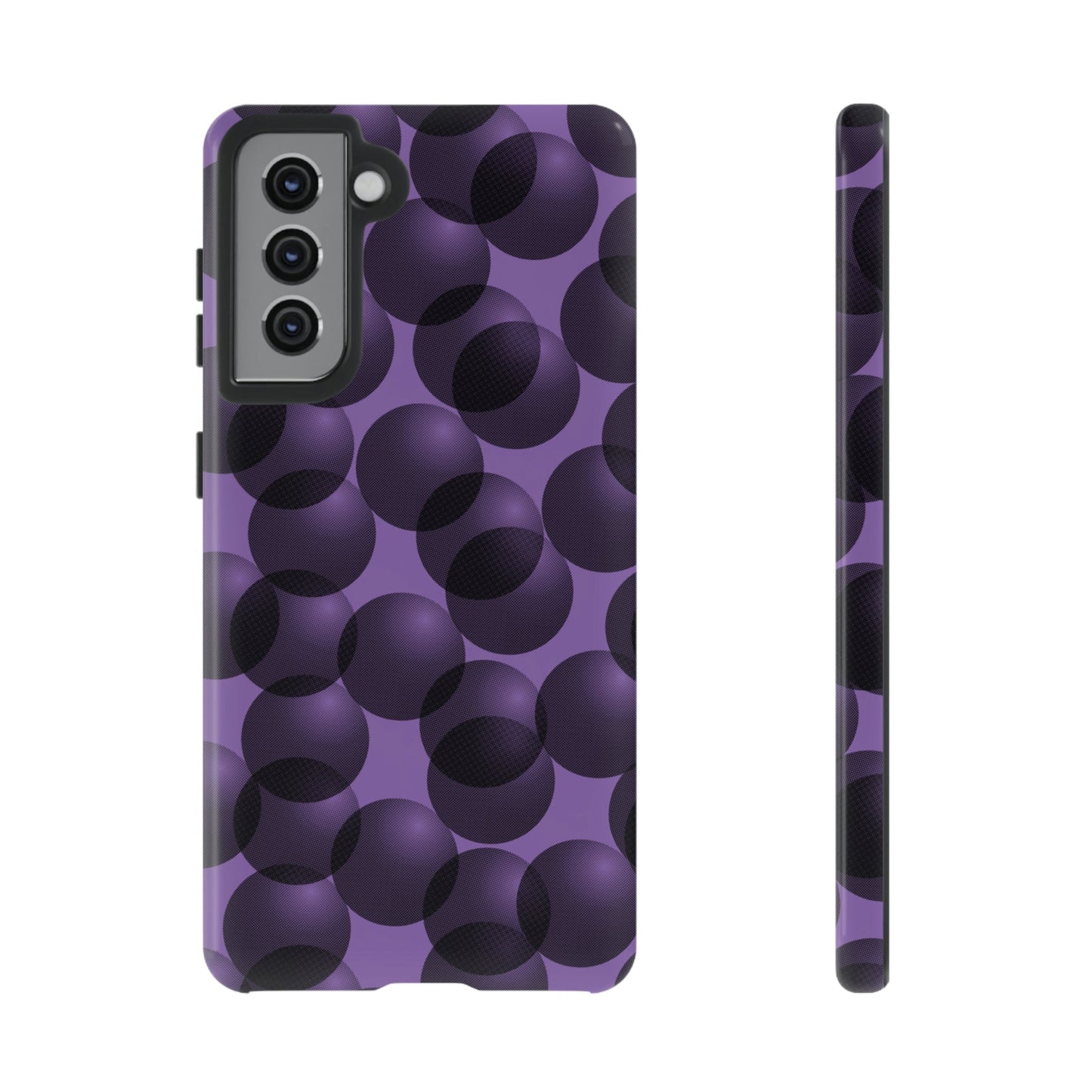 Phone Case-VIOLET SPHERES | Tough-Samsung Galaxy S21-Glossy-PhoneCaseBoss-Phone-Best-Phone-Cases