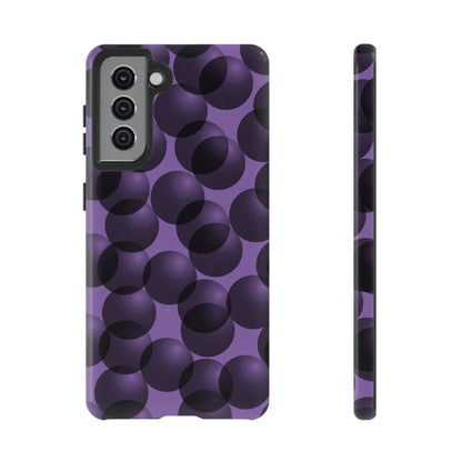 Phone Case-VIOLET SPHERES | Tough-Samsung Galaxy S21-Glossy-PhoneCaseBoss-Phone-Best-Phone-Cases