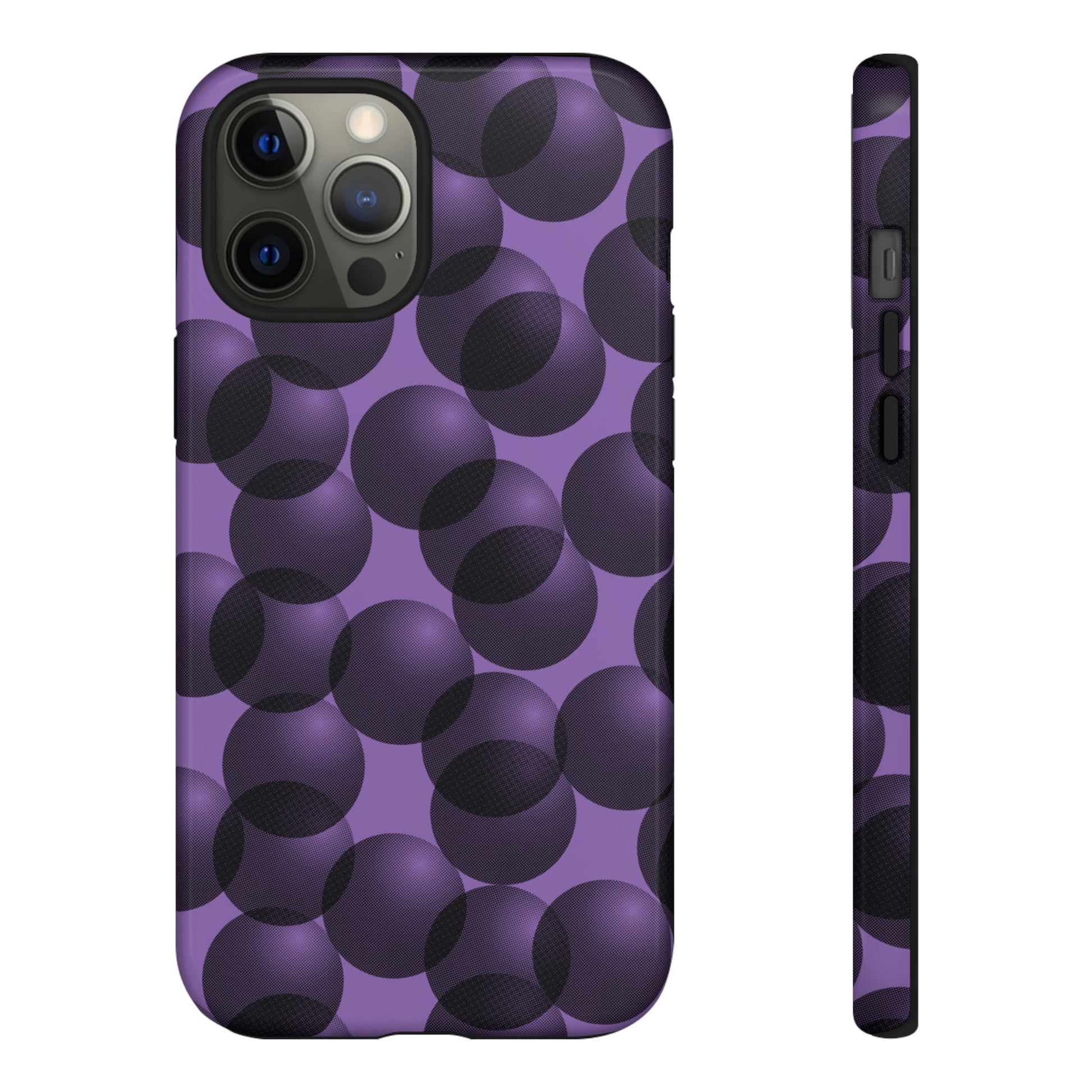 Phone Case-VIOLET SPHERES | Tough-iPhone 12 Pro Max-Glossy-PhoneCaseBoss-Phone-Best-Phone-Cases