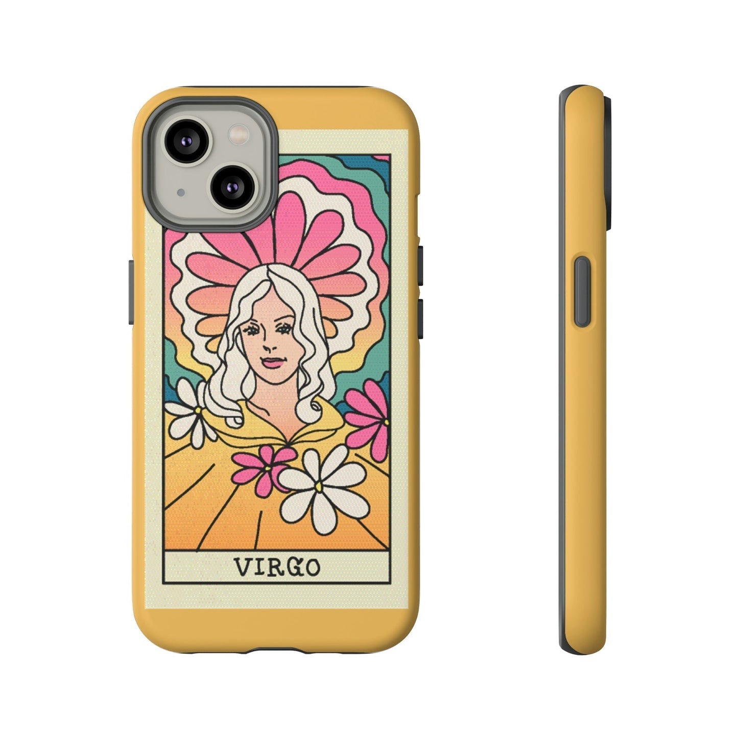 Phone Case-VIRGO | Tough-iPhone 14-Matte-PhoneCaseBoss-Phone-Best-Phone-Cases