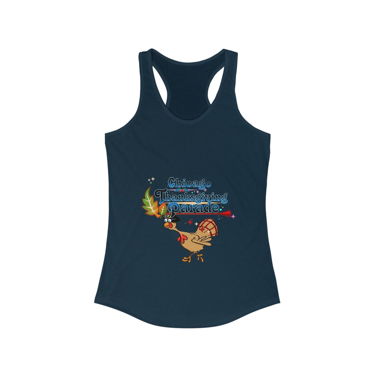 Women's Ideal Racerback Tank - Chicago Thanksgiving Parade