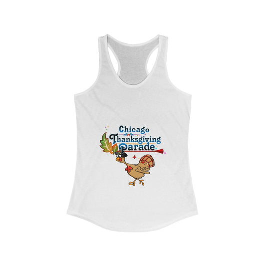 Women's Ideal Racerback Tank - Chicago Thanksgiving Parade