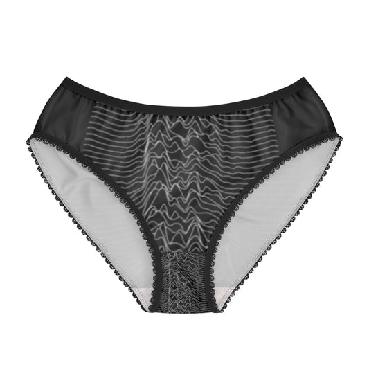 Women's Joy Division Briefs - Unknown Pleasures underwear - PROBABLE LONG DELAYS