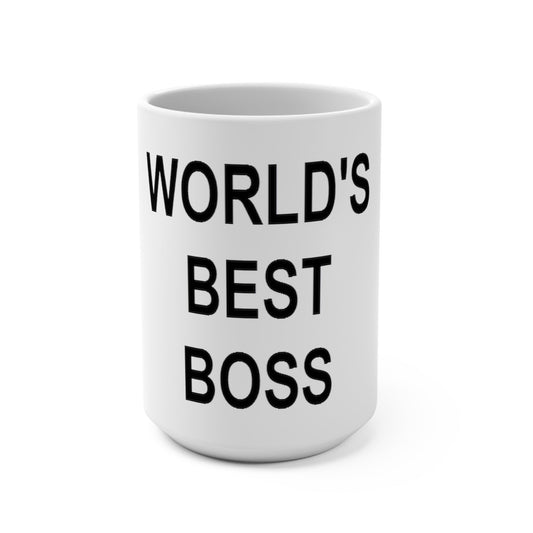 World's Best Boss Mug 15oz - (Front)-Mug-Printify-15 oz, Home & Living, Mugs, The Whole Nother, TV, White base | 15oz,,,7576363860061-Worlds-Best-Boss-Mug-15oz-Front-Mug-15-oz-Home-Living-Mugs-The-Whole-Nother-TV-White-base-15oz-Best-Online-Gift-Shop, PhoneCaseBoss | Image-position:1-SKU:[sku}, Barcode: