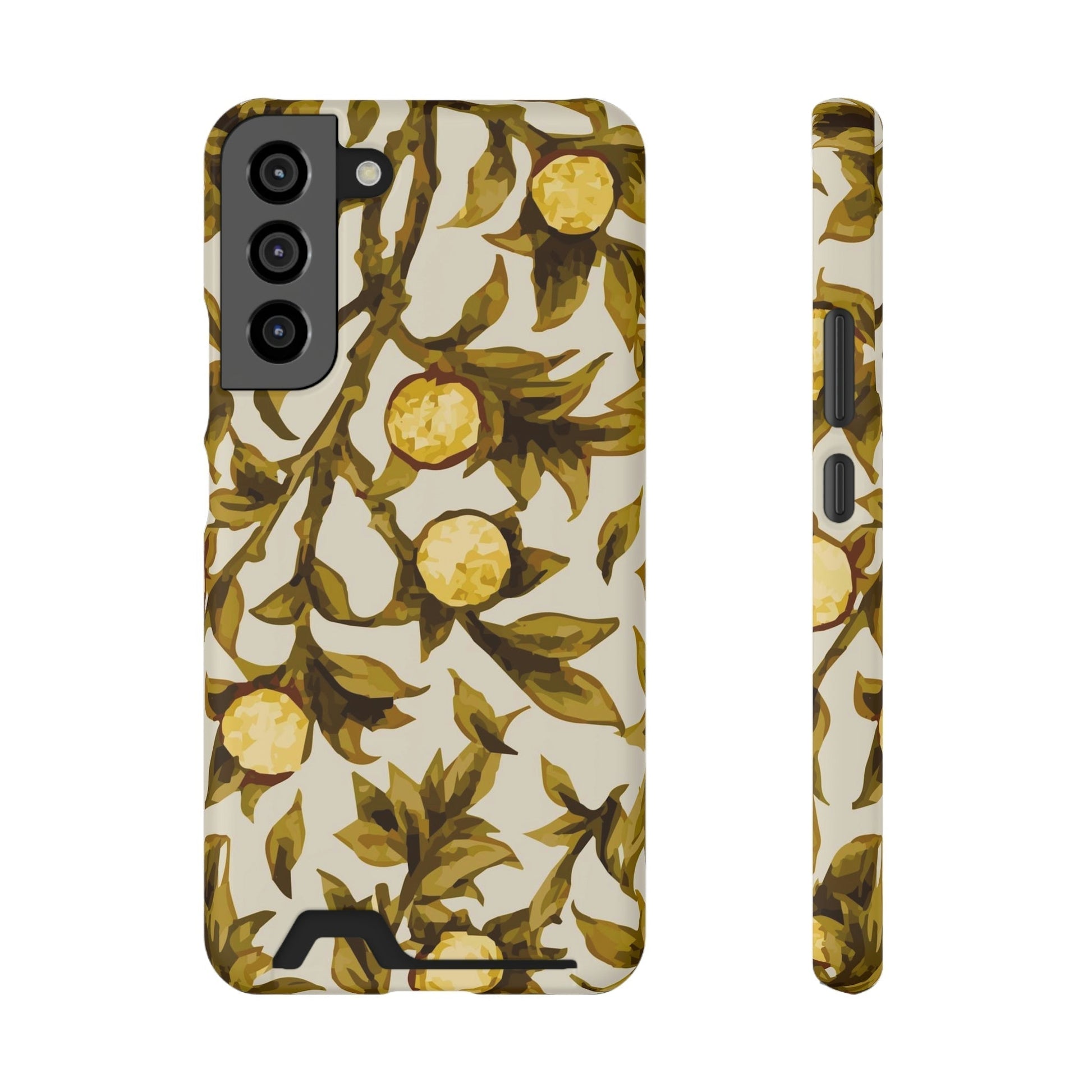  Best Phone Case Brands - Phone Case - YELLOW FLORAL  |  Pocket - PhoneCaseBoss