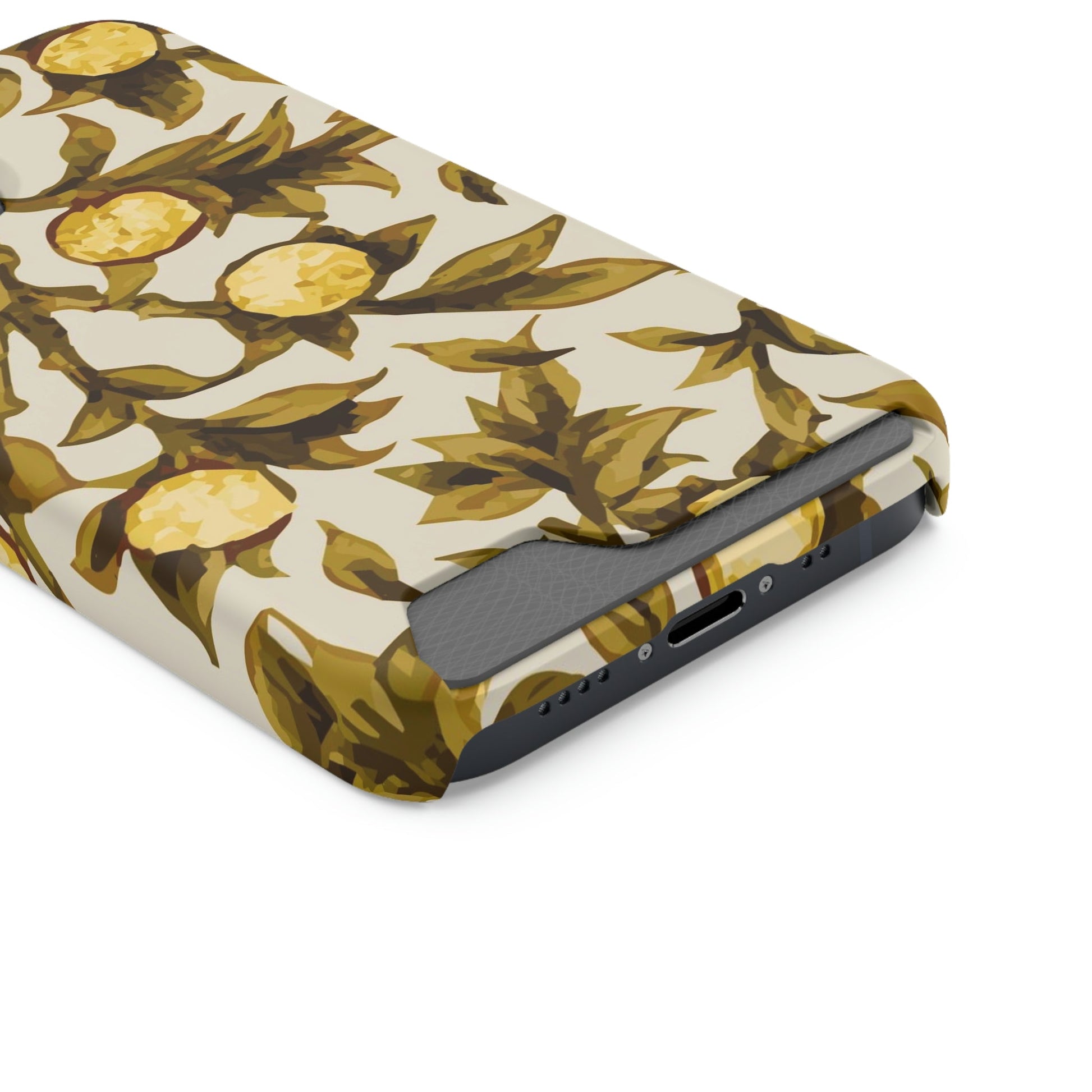  Best Phone Case Brands - Phone Case - YELLOW FLORAL  |  Pocket - PhoneCaseBoss