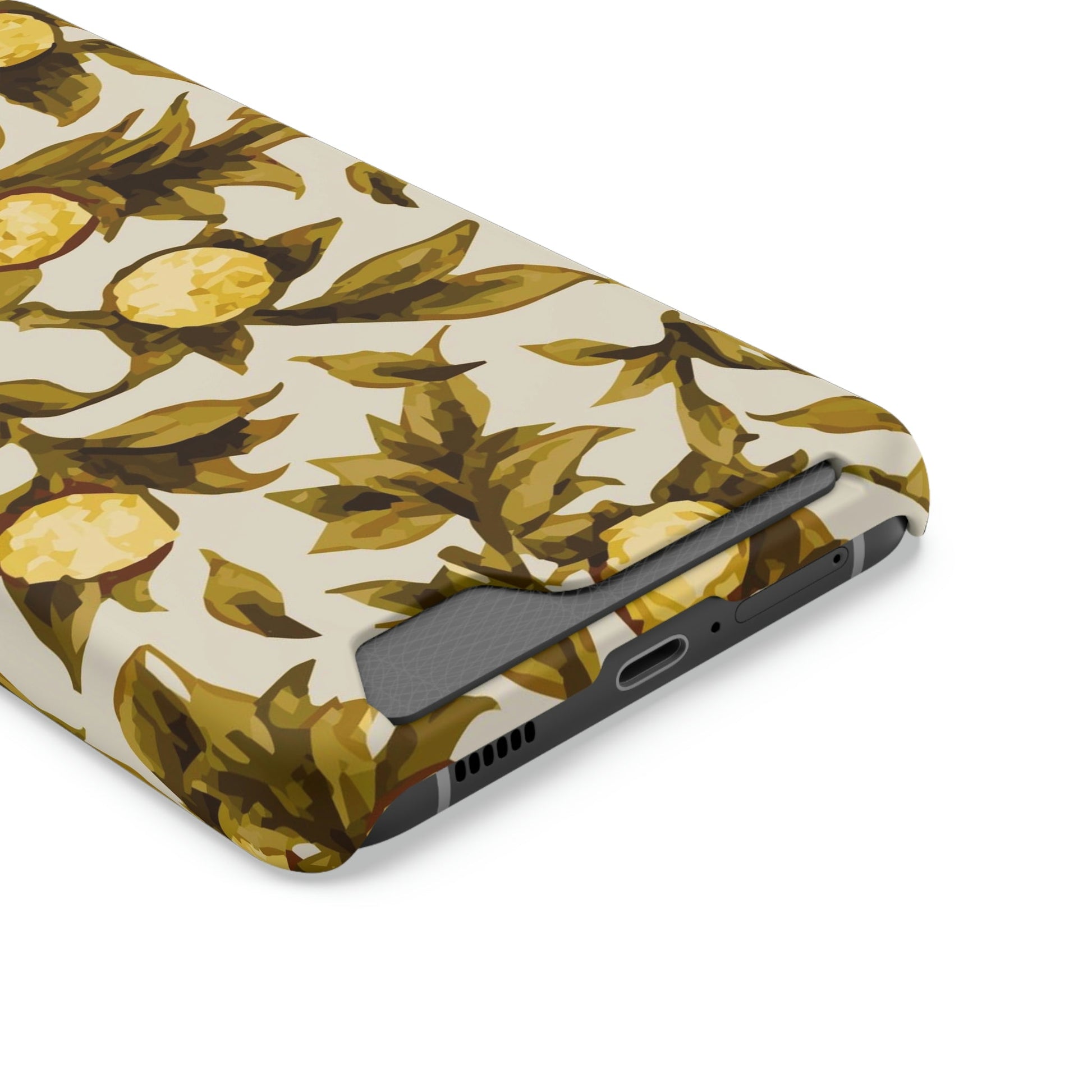  Best Phone Case Brands - Phone Case - YELLOW FLORAL  |  Pocket - PhoneCaseBoss