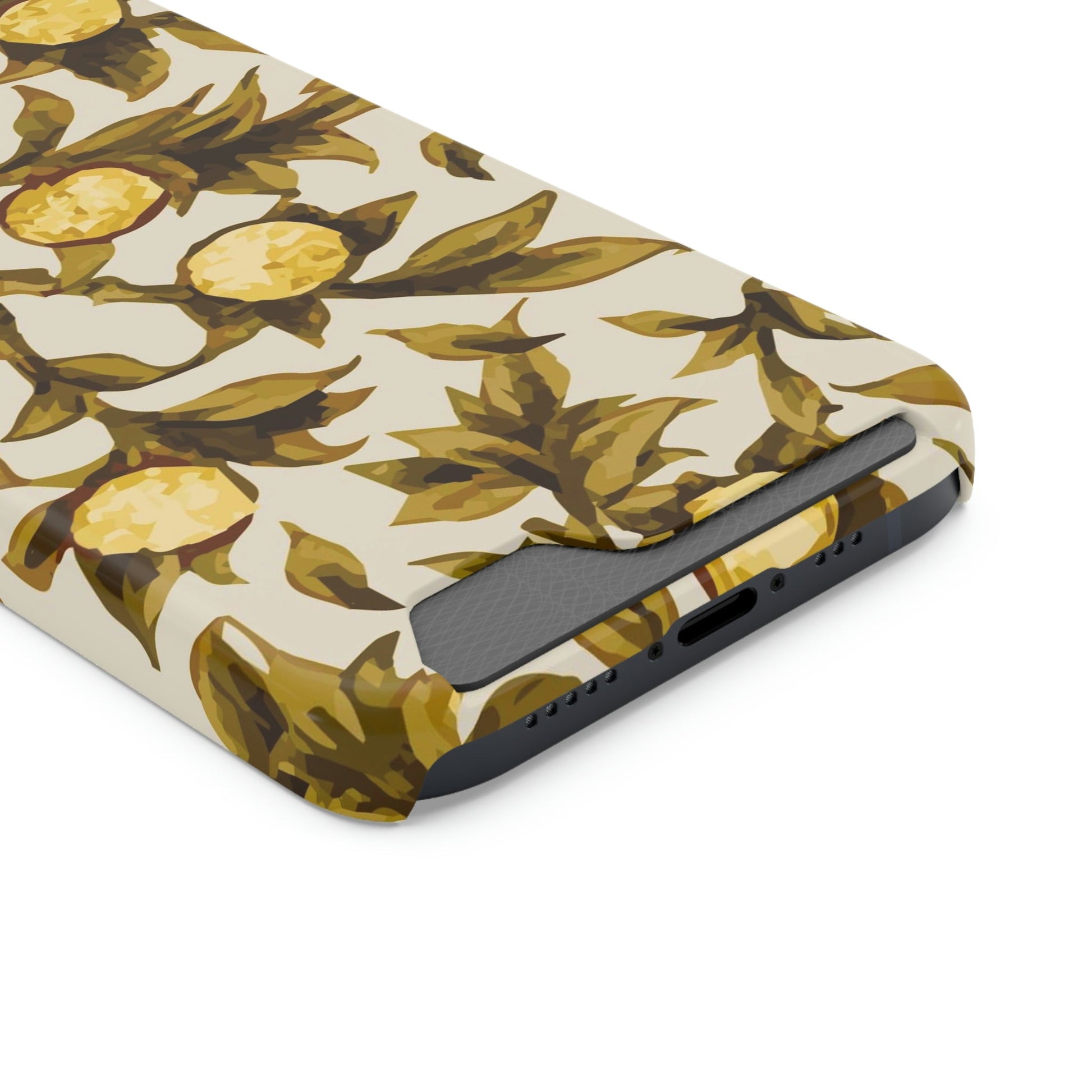  Best Phone Case Brands - Phone Case - YELLOW FLORAL  |  Pocket - PhoneCaseBoss