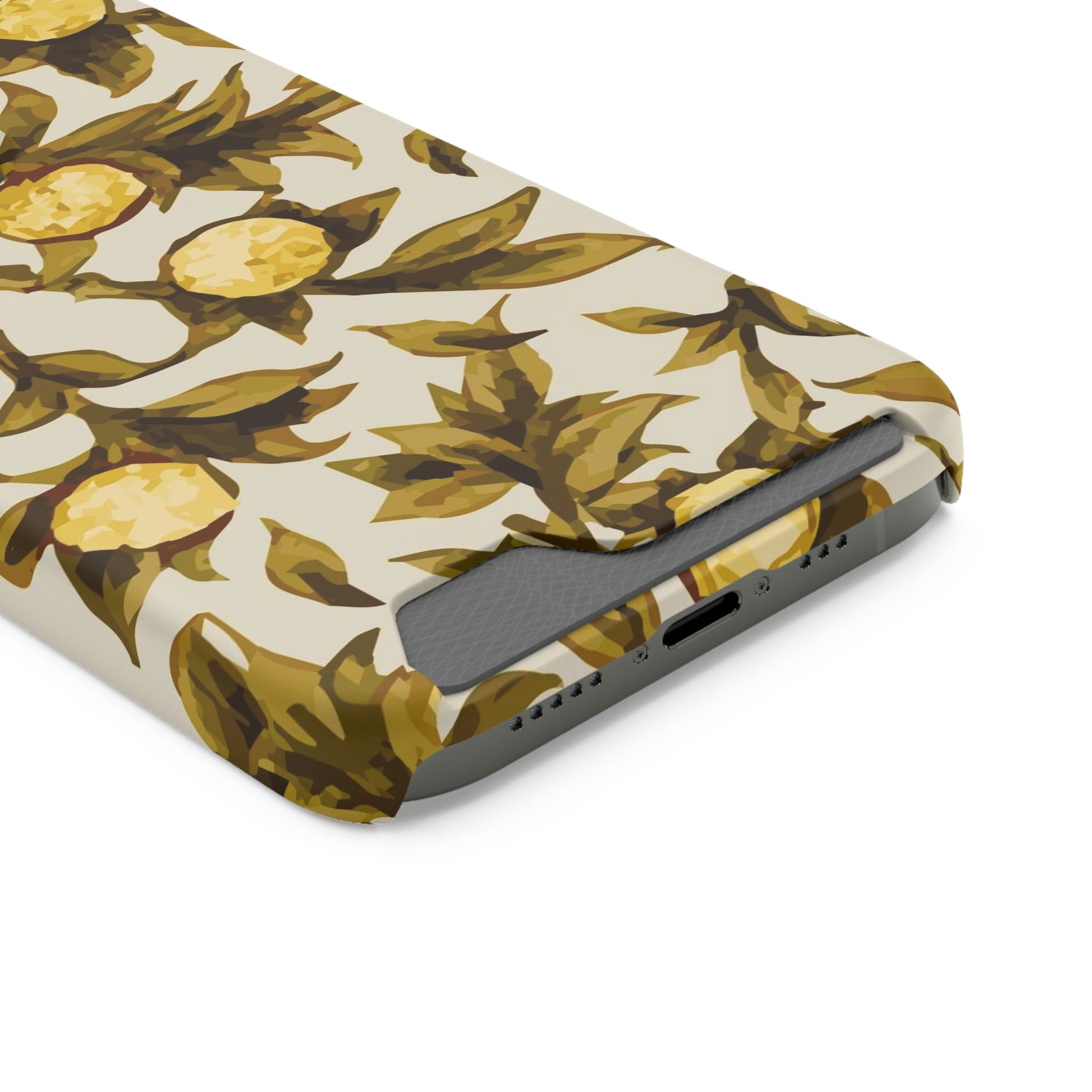  Best Phone Case Brands - Phone Case - YELLOW FLORAL  |  Pocket - PhoneCaseBoss