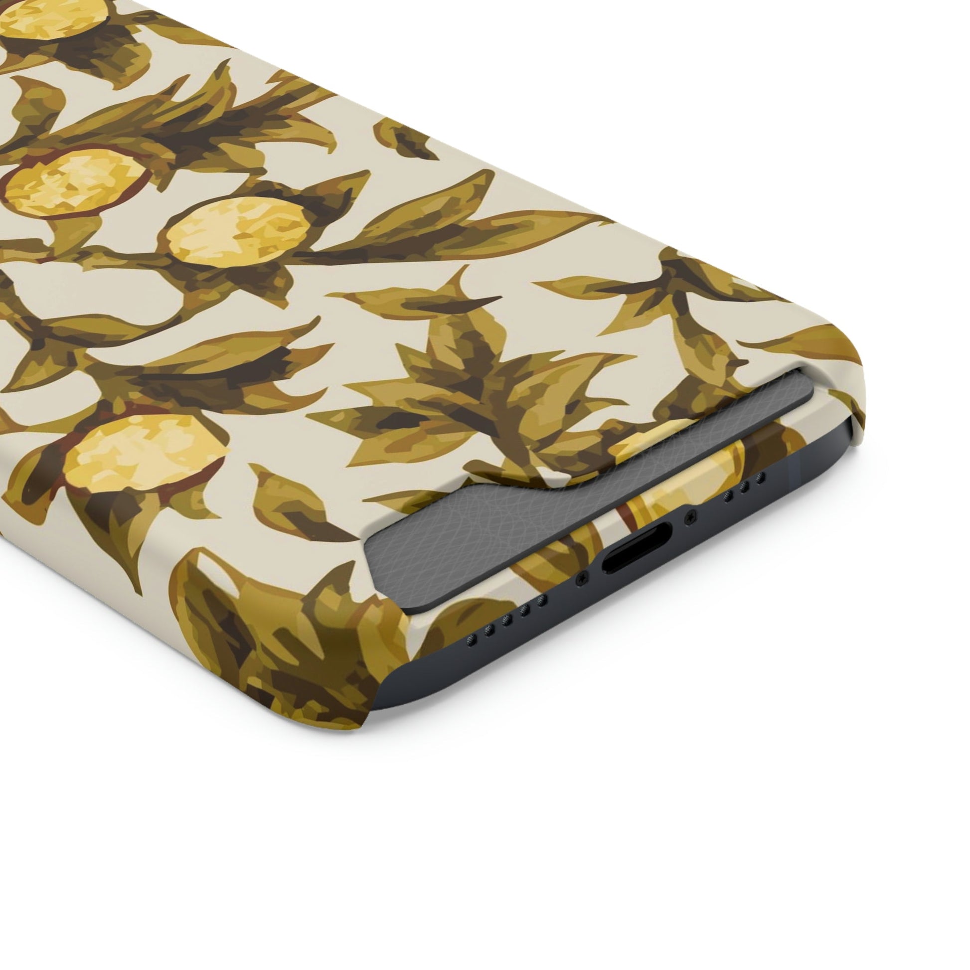  Best Phone Case Brands - Phone Case - YELLOW FLORAL  |  Pocket - PhoneCaseBoss