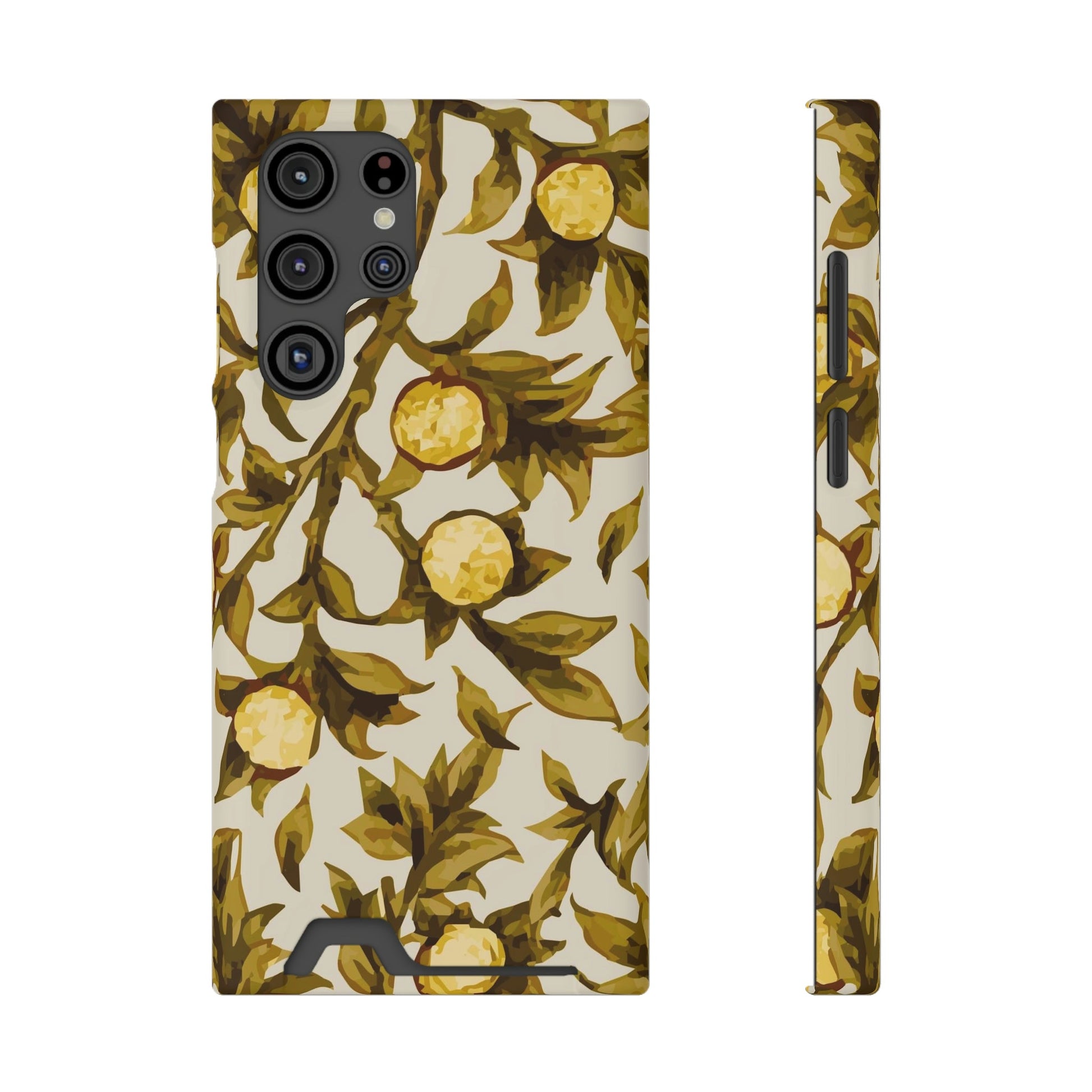  Best Phone Case Brands - Phone Case - YELLOW FLORAL  |  Pocket - PhoneCaseBoss