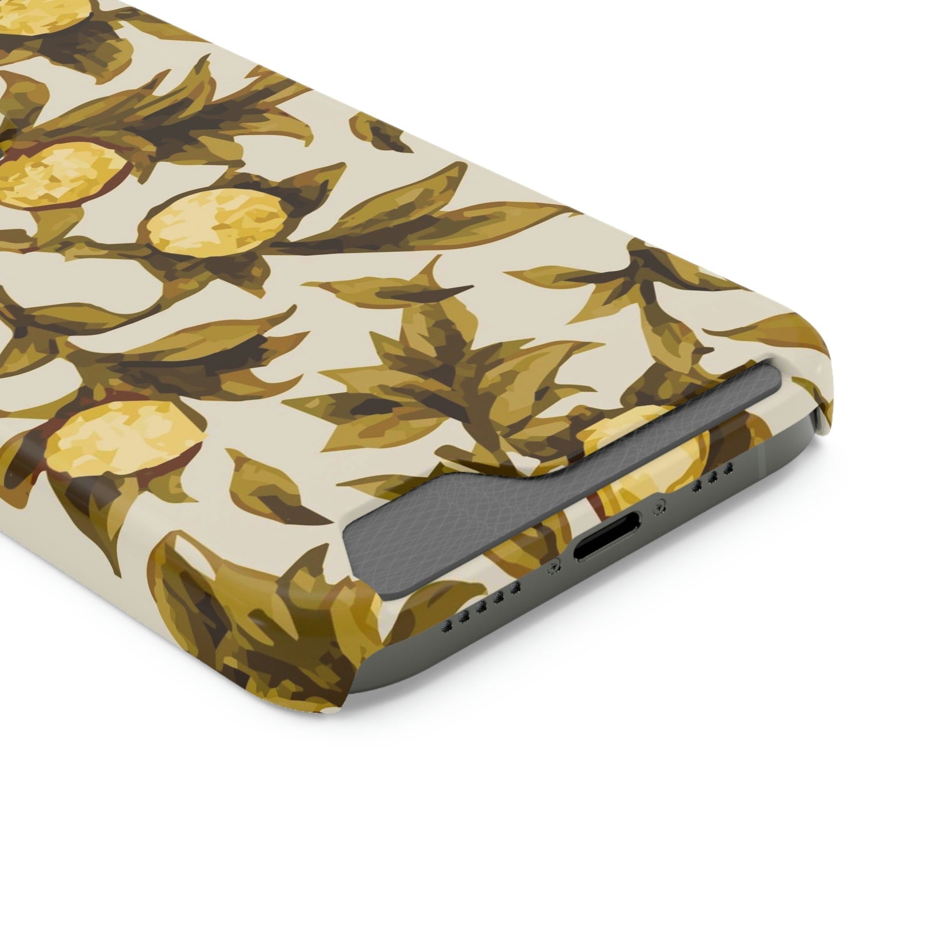  Best Phone Case Brands - Phone Case - YELLOW FLORAL  |  Pocket - PhoneCaseBoss