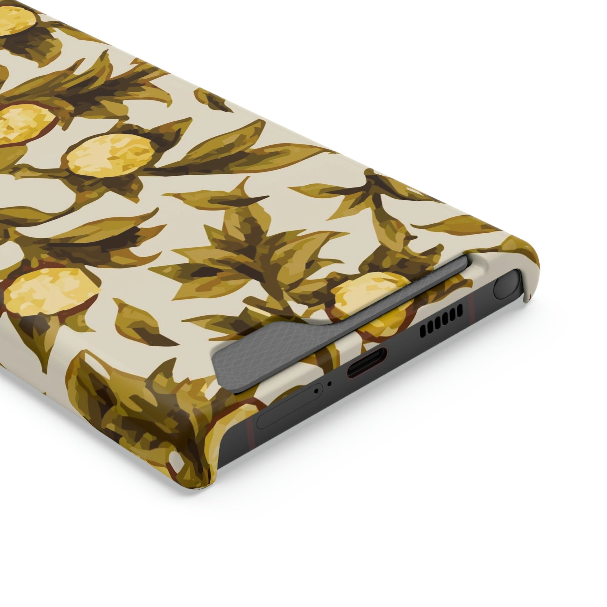  Best Phone Case Brands - Phone Case - YELLOW FLORAL  |  Pocket - PhoneCaseBoss