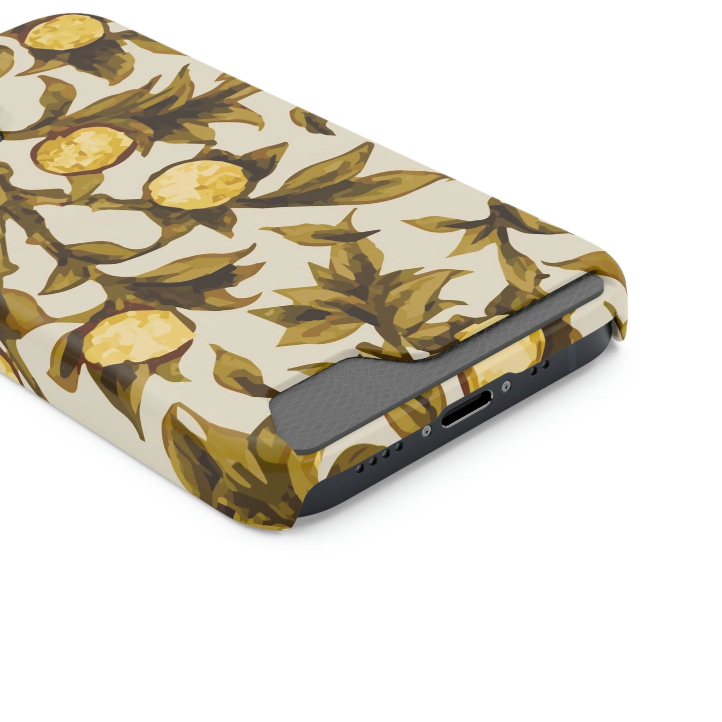  Best Phone Case Brands - Phone Case - YELLOW FLORAL  |  Pocket - PhoneCaseBoss