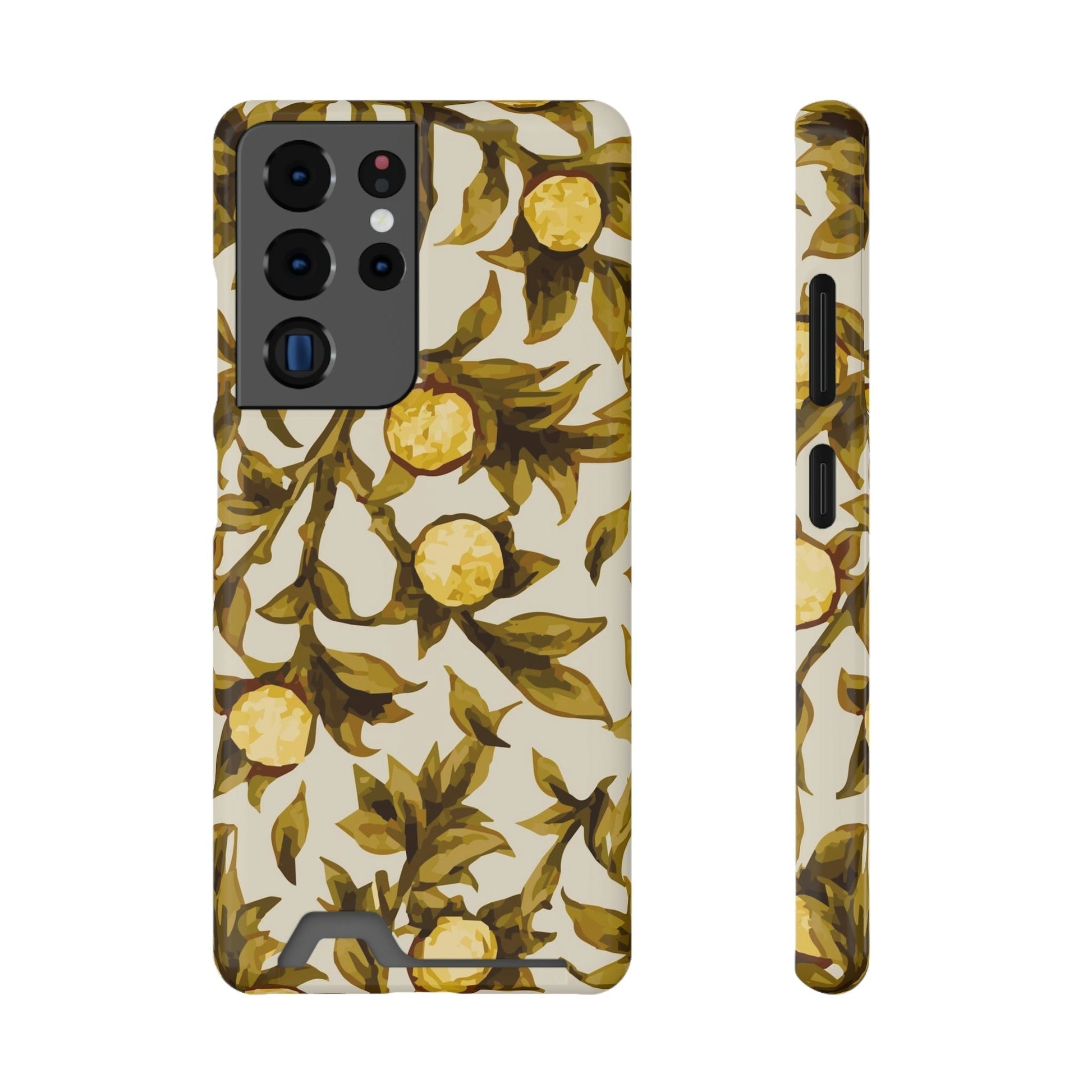  Best Phone Case Brands - Phone Case - YELLOW FLORAL  |  Pocket - PhoneCaseBoss
