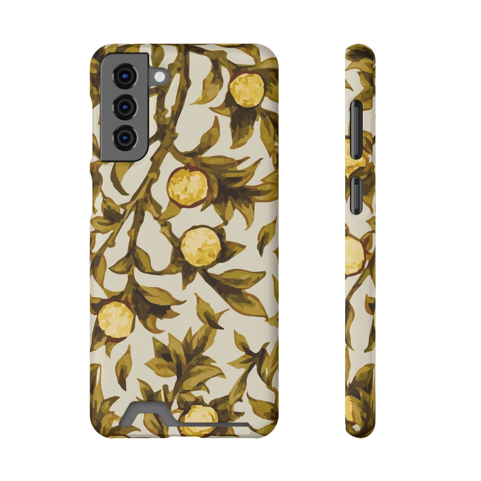  Best Phone Case Brands - Phone Case - YELLOW FLORAL  |  Pocket - PhoneCaseBoss