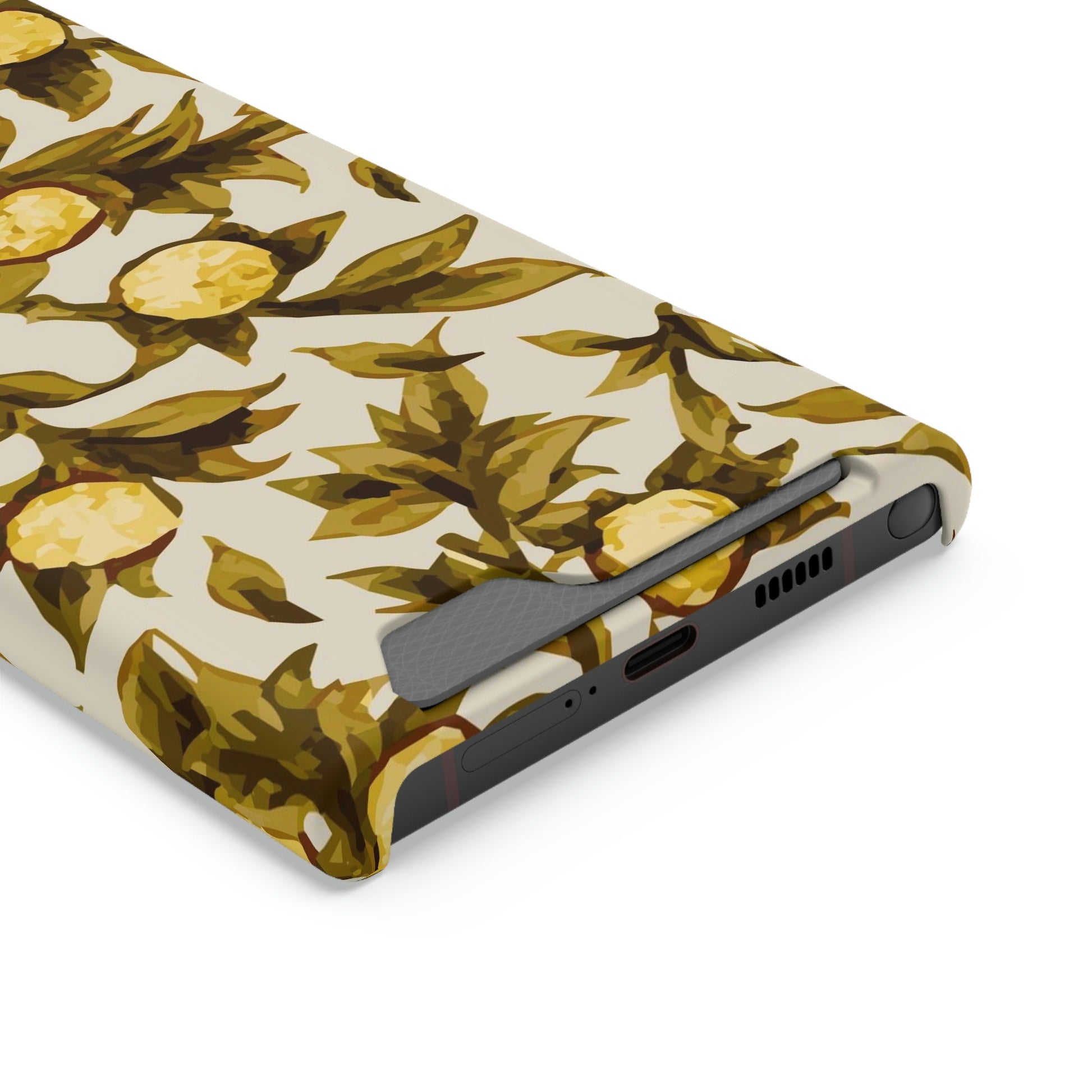  Best Phone Case Brands - Phone Case - YELLOW FLORAL  |  Pocket - PhoneCaseBoss