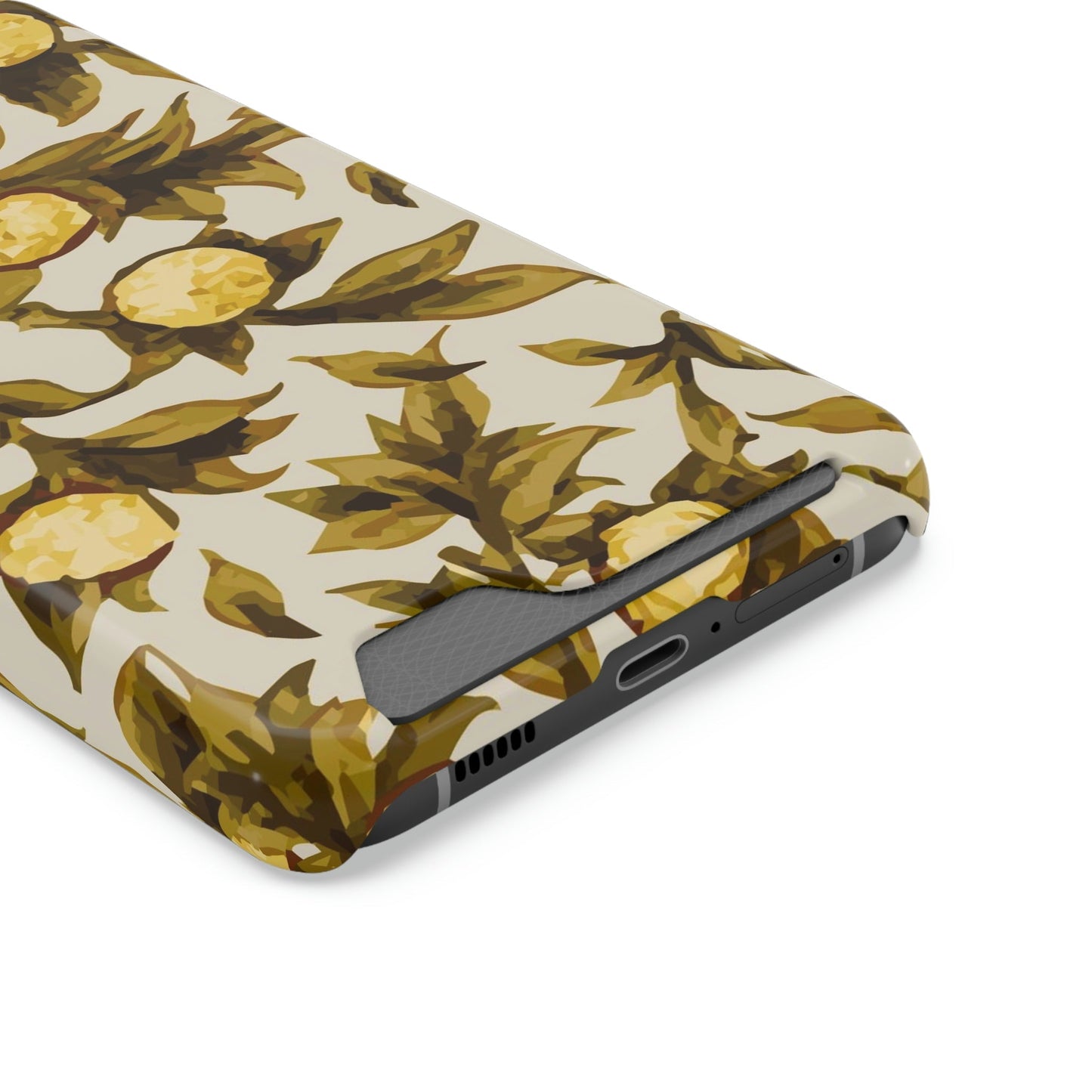  Best Phone Case Brands - Phone Case - YELLOW FLORAL  |  Pocket - PhoneCaseBoss