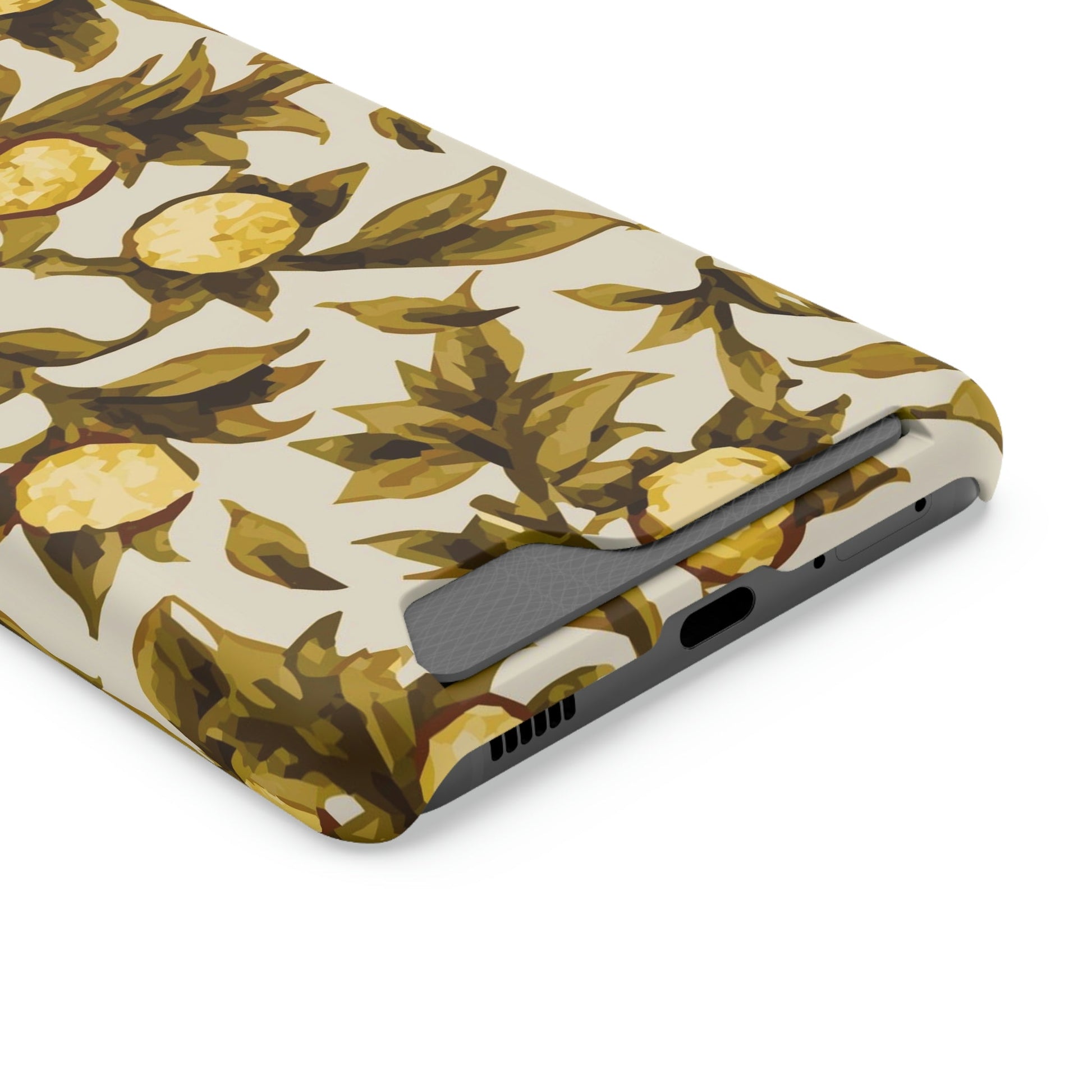  Best Phone Case Brands - Phone Case - YELLOW FLORAL  |  Pocket - PhoneCaseBoss