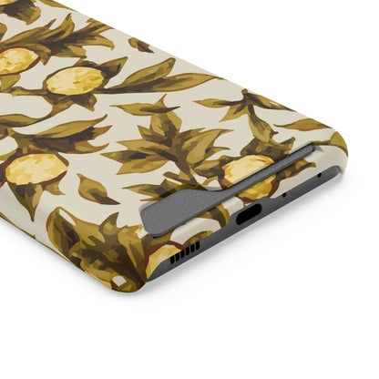  Best Phone Case Brands - Phone Case - YELLOW FLORAL  |  Pocket - PhoneCaseBoss