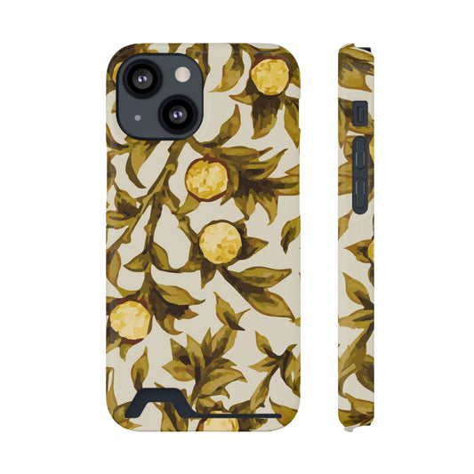  Best Phone Case Brands - Phone Case - YELLOW FLORAL  |  Pocket - PhoneCaseBoss