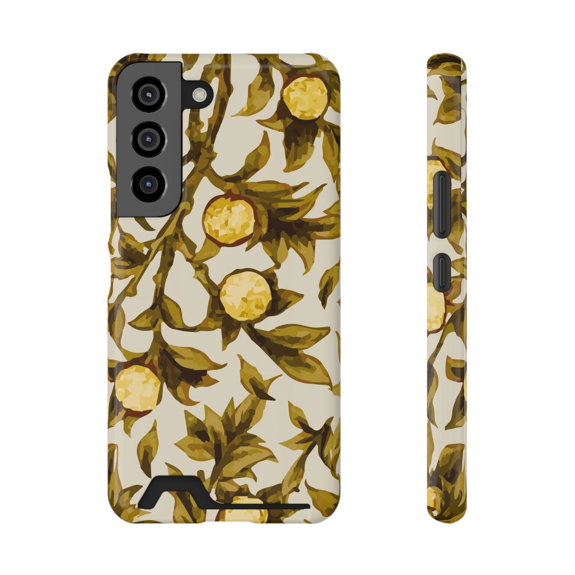  Best Phone Case Brands - Phone Case - YELLOW FLORAL  |  Pocket - PhoneCaseBoss