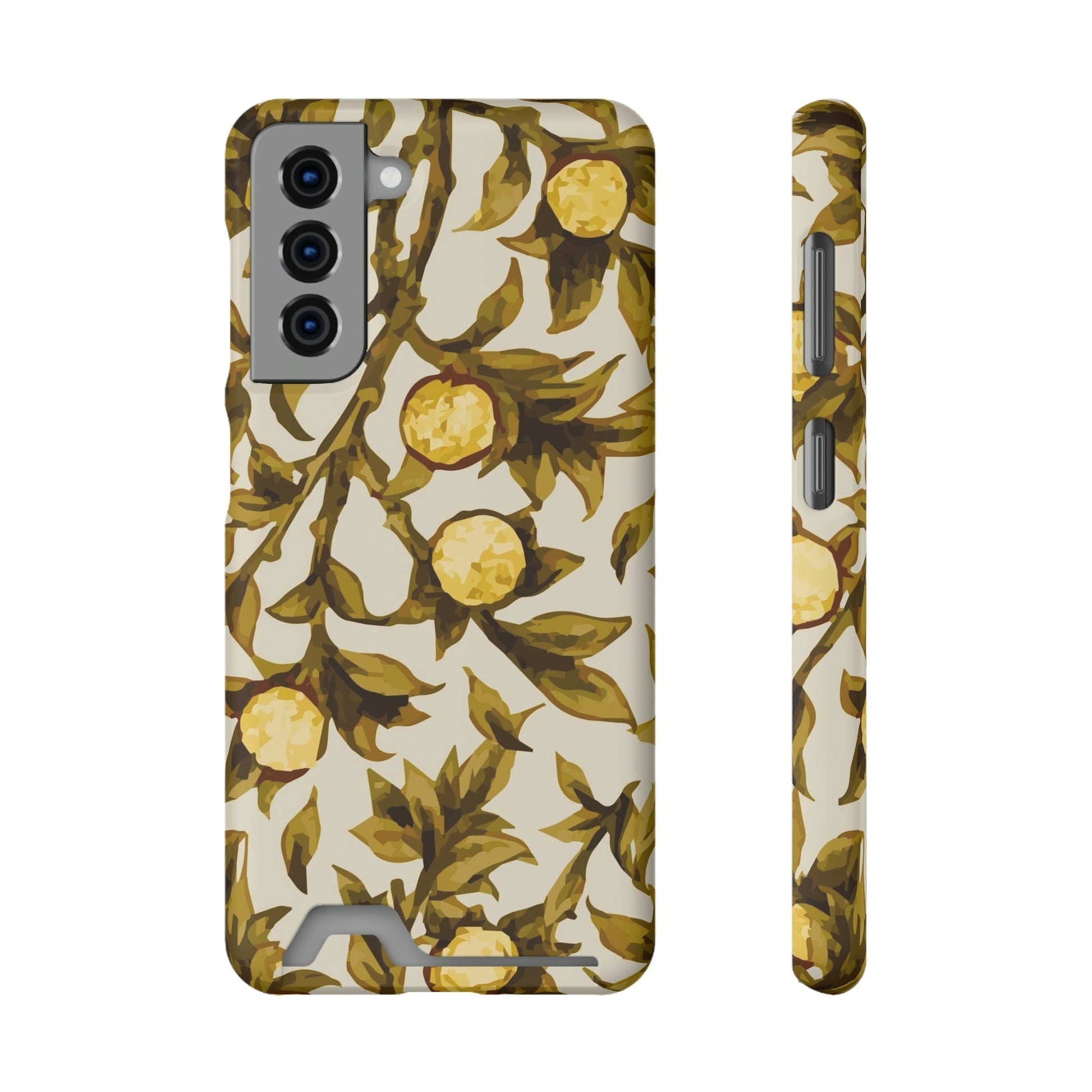  Best Phone Case Brands - Phone Case - YELLOW FLORAL  |  Pocket - PhoneCaseBoss